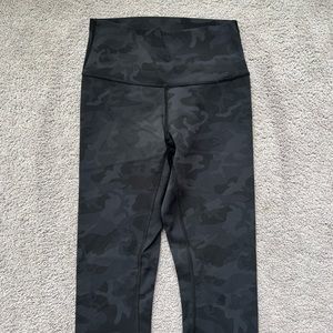 Lululemon Wunder Train High-Rise Tight 25" Camouflage